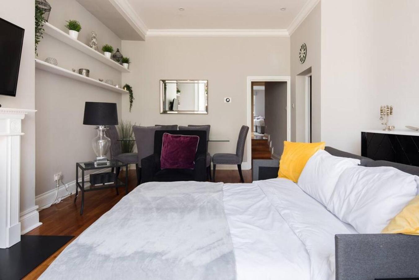 Апартаменты Steps From Hyde Park 2Br 2Bath Sleeps 6 Лондон Экстерьер фото